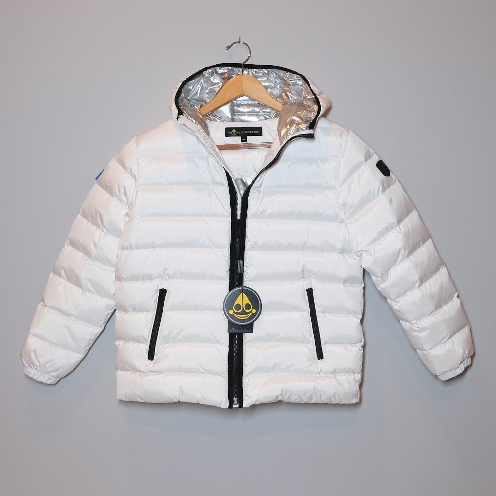 NWT Moose Knuckles White Laird Puffer Jacket